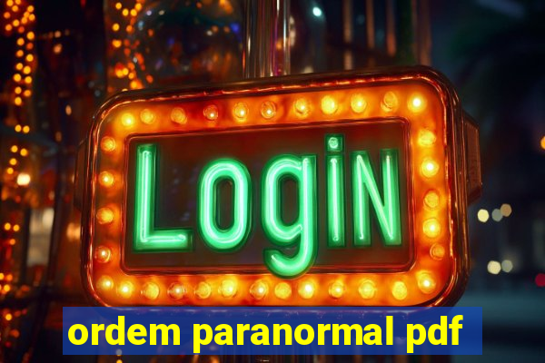 ordem paranormal pdf